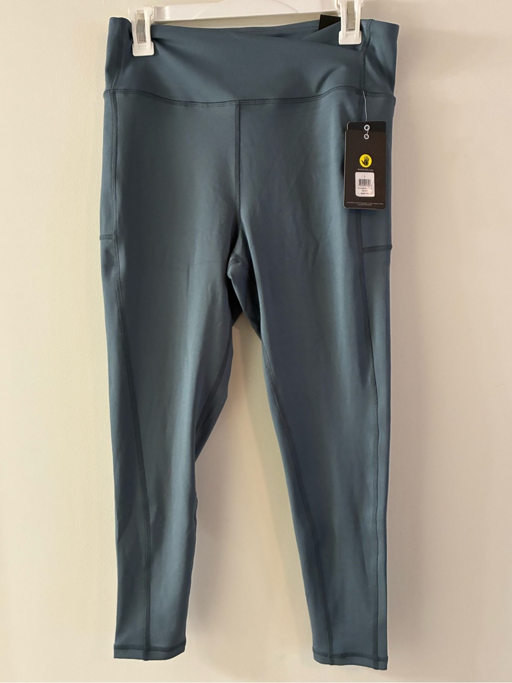 Body Glove Woman’s Leggings in Denim Blue with Side Pockets